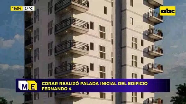 Corar realizó palada inicial del edificio Fernando 4 - Mundo empresarial - ABC Color