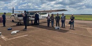Fiscalía entregó a Senabico aeronave incautada en Hernandarias con 265 kilos de cocaína