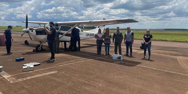 Fiscalía entregó a Senabico aeronave incautada en Hernandarias con 265 kilos de cocaína