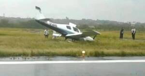 La Nación / Accidente aéreo, sin víctimas fatales