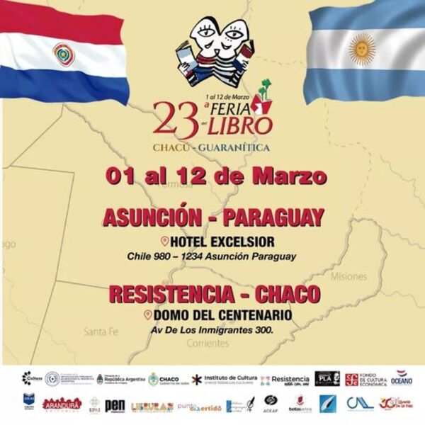 La 23° Feria del Libro Chacú-Guaranítica se desarrollará en Asunción hasta el 12 de marzo - .::Agencia IP::.