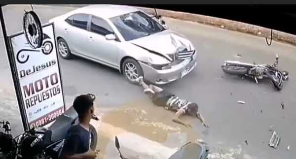 Choque frontal dejó dos lesionados - San Lorenzo Hoy