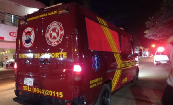 Minga Guazú: Joven motociclista fallece tras accidente