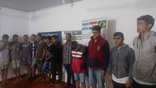 Completaron un equipo para el 'fubolacho': cayeron “en manada” tras allanamiento en Bado