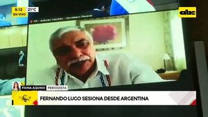 Vídeo: desde Argentina Lugo vuelve a sesionar en el Senado - ABC Noticias - ABC Color