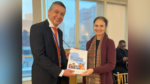 Iván Ojeda, director del INE expone en la ONU sobre implementación del índice de pobreza multidimensional en Paraguay - Revista PLUS