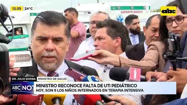 Video: ministro reconoce falta de UTI pediátrico - ABC Noticias - ABC Color