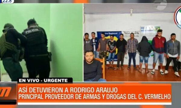 Así detuvieron al proveedor de armas y drogas del Comando Vermelho | Telefuturo