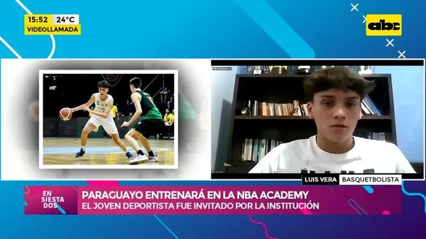 Video: paraguayo entrenará en la NBA Academy - Ensiestados - ABC Color