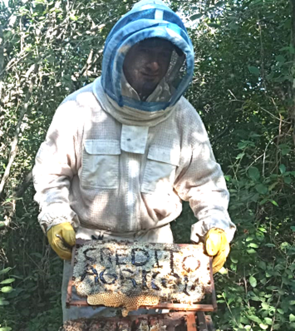 Apicultor logra posicionarse en el rubro y fortalece su producción de miel con apoyo del CAH