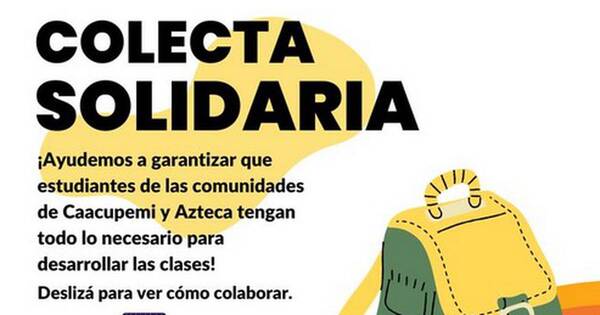 La Nación / Brigadas Solidarias busca recolectar útiles escolares para 250 niños de los bañados