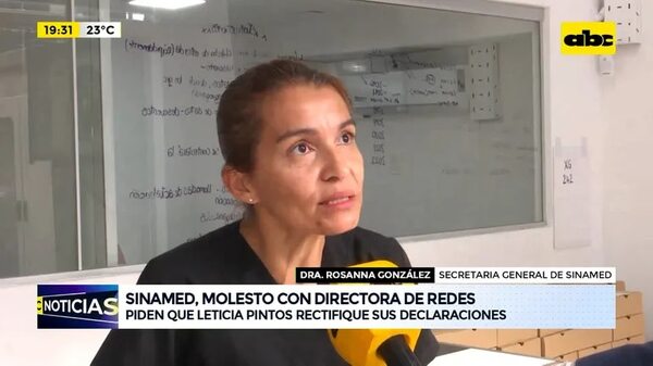 Video: SINAMED, molesto con directora de redes - ABC Noticias - ABC Color