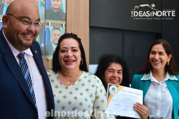 Câmara Municipal de Ponta Porã homenajea al intendente de Pedro Juan Caballero por la denominación del Palacete Municipal