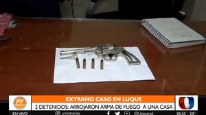 Detenidos: Mujer denunció que arrojaron arma de fuego en su patio - Unicanal