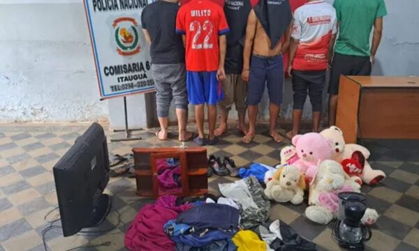 Ladrones “amorosos” fueron detenidos en Itauguá