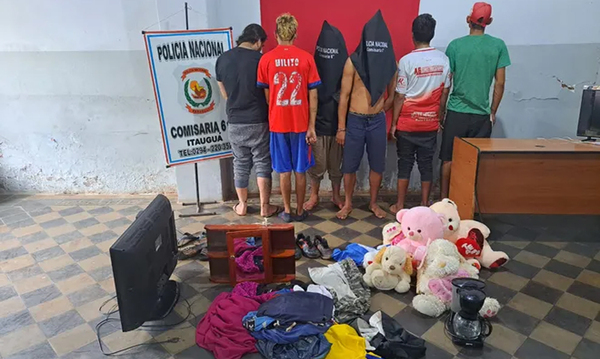 Itauguá: Cae banda de “ladrones de peluches” - OviedoPress