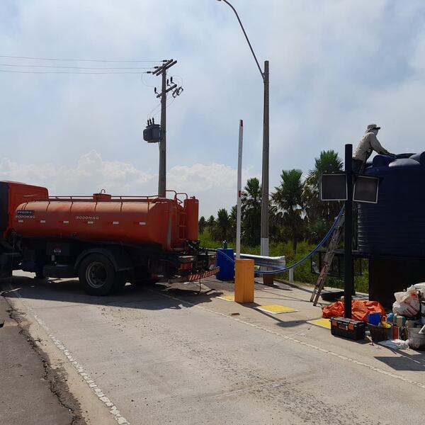 Equipo vial de Cerro Verde sumó metros asfaltados y asistencia a varias localidades