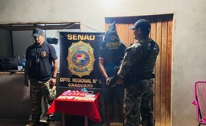 Allanan foco de distribución de cocaína en el departamento de Caaguazú