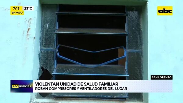 Video: Violentan Unidad de Salud Familiar - ABC Noticias - ABC Color
