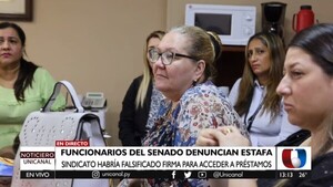 Funcionarios denuncian a un sindicato del Senado por estafa - Unicanal