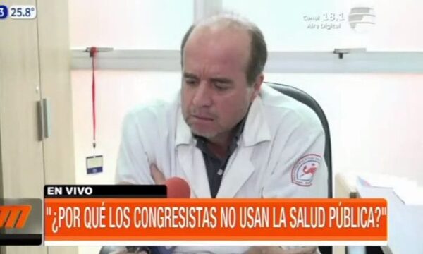 ¿Por qué los congresistas no usan la salud pública? | Telefuturo