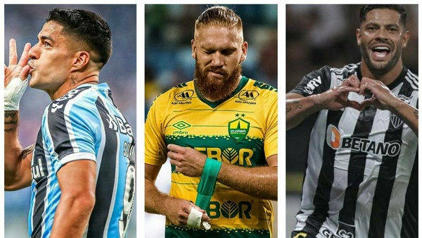 ¿Quién sos Hulk? Isidro Pitta, en el Top 3 de goleadores en Brasil ¡con Luis Suárez!