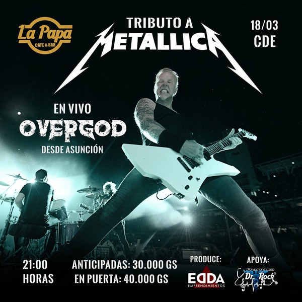 Rendirán tributo al Metallica en Ciudad del Este - La Clave