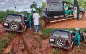 Joven dio a luz en una camioneta tras quedar varada por mal estado de camino en Caaguazú – Prensa 5