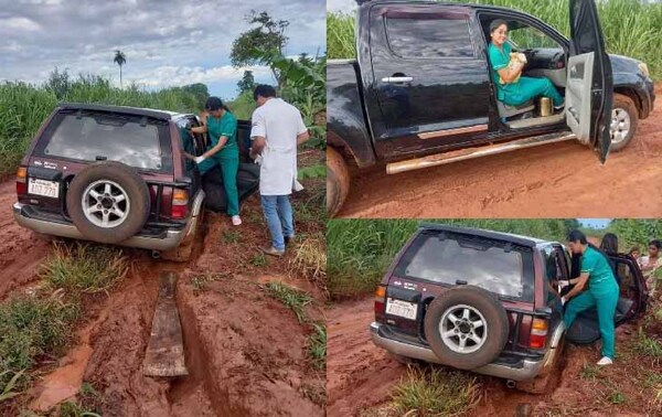 Joven dio a luz en una camioneta tras quedar varada por mal estado de camino en Caaguazú – Prensa 5