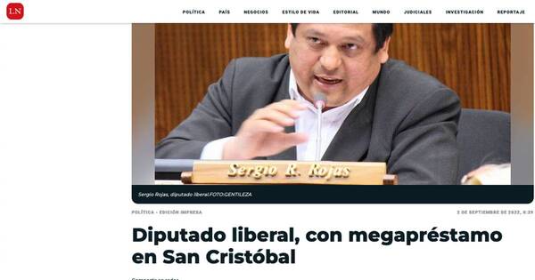 La Nación / “Mago” de las finanzas Sergio Rojas es otro liberal que promete cambio