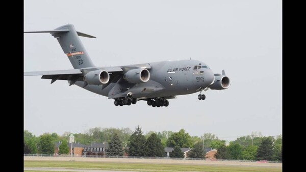 Visita a Paraguay un Boeing C17 “Globemaster” de EE.UU. para exhibición aérea | 1000 Noticias