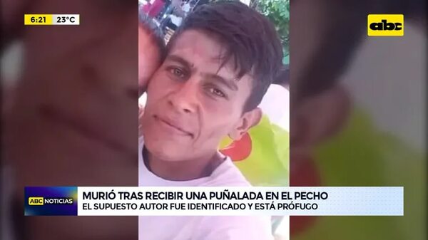 Video: murió tras recibir una puñalada en el pecho - ABC Noticias - ABC Color