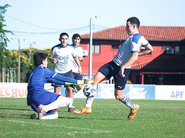 Fútbol en cierre de tareas - APF