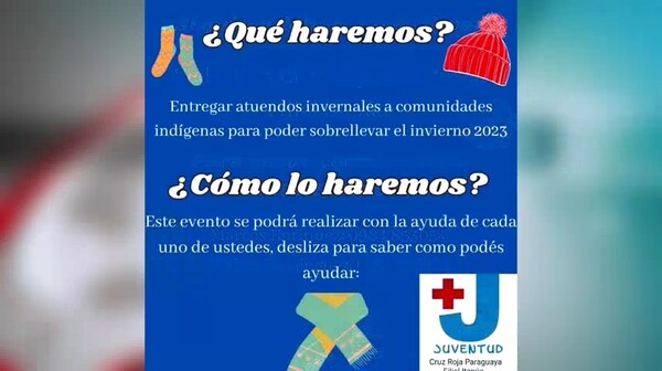 Sé parte de la campaña “Abrigá” de la Cruz Roja Filial Itapúa