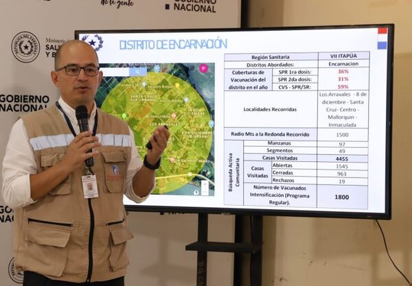 Salud insiste con importancia de vacunación contra sarampión ante brote reciente - Noticias Paraguay