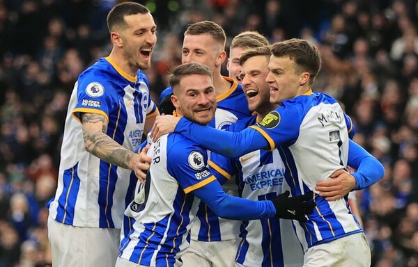 Versus / El Brighton de Julio Enciso golea y se acerca a puestos europeos