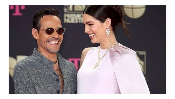 Primera foto de Nadia y Marc Anthony tras anuncio de embarazo