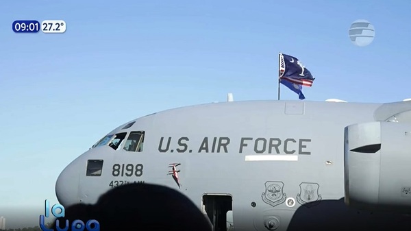 EEUU dice presente en centenario de la Fuerza Aérea con su imponente "Globemaster" - Noticias Paraguay