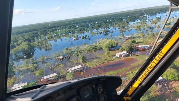 Alto Paraguay: tras largo periodo de sequía se vinieron la inundación y el aislamiento - Noticias del Chaco - ABC Color