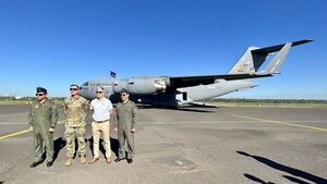 ¿Cómo es el avión carguero de EEUU que se exhibe este domingo?