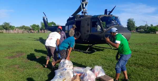 Ayuda humanitaria continuó llegando el fin de semana a familias afectadas por inundaciones en Concepción y Chaco - .::Agencia IP::.
