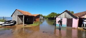 Río Paraná desciende levemente en zona de Ayolas - Nacionales - ABC Color