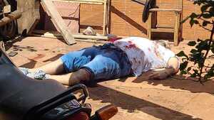 Un Hombre fue asesinado a balazos en Barrio Obrero.
