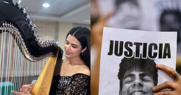 La Nación / Arpista encarnacena dedica canción a Fernando Báez Sosa