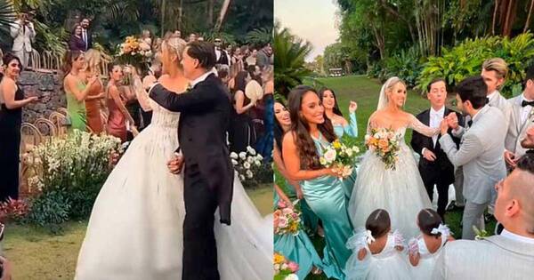 La Nación / ¡De Chayanne hasta París Hilton! La boda de Lele reunió más celebridades que los Grammys