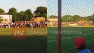 INCIDENTES DURANTE PARTIDO DE FÚTBOL EN SAN PEDRO DEL PARANÁ - Itapúa Noticias