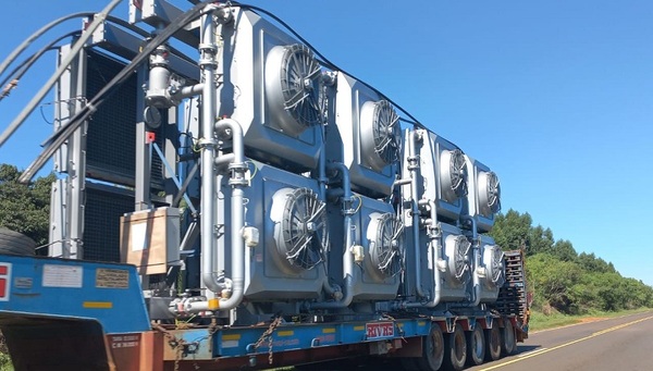 EBY recibe hoy transformadores de potencia para la maquinización de Aña Cuá