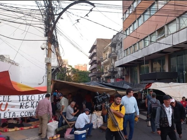Tráfico del centro entorpecido por marcha campesina - La Tribuna