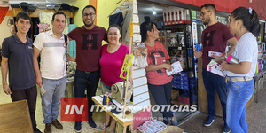JOSÍAS ESCOBAR RECIBIÓ GRAN APOYO DE LOS COMERCIANTES EN ENCARNACIÓN - Itapúa Noticias