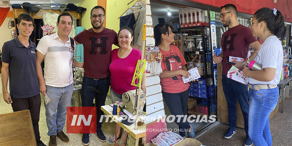 JOSÍAS ESCOBAR RECIBIÓ GRAN APOYO DE LOS COMERCIANTES EN ENCARNACIÓN - Itapúa Noticias